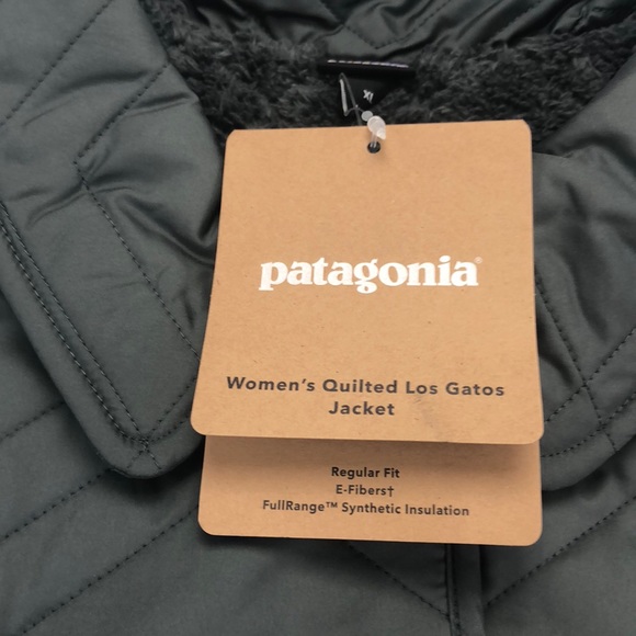 PATAGONIA QUILTED FLEECE LINED LOS GATOS JACKET - Picture 2 of 4